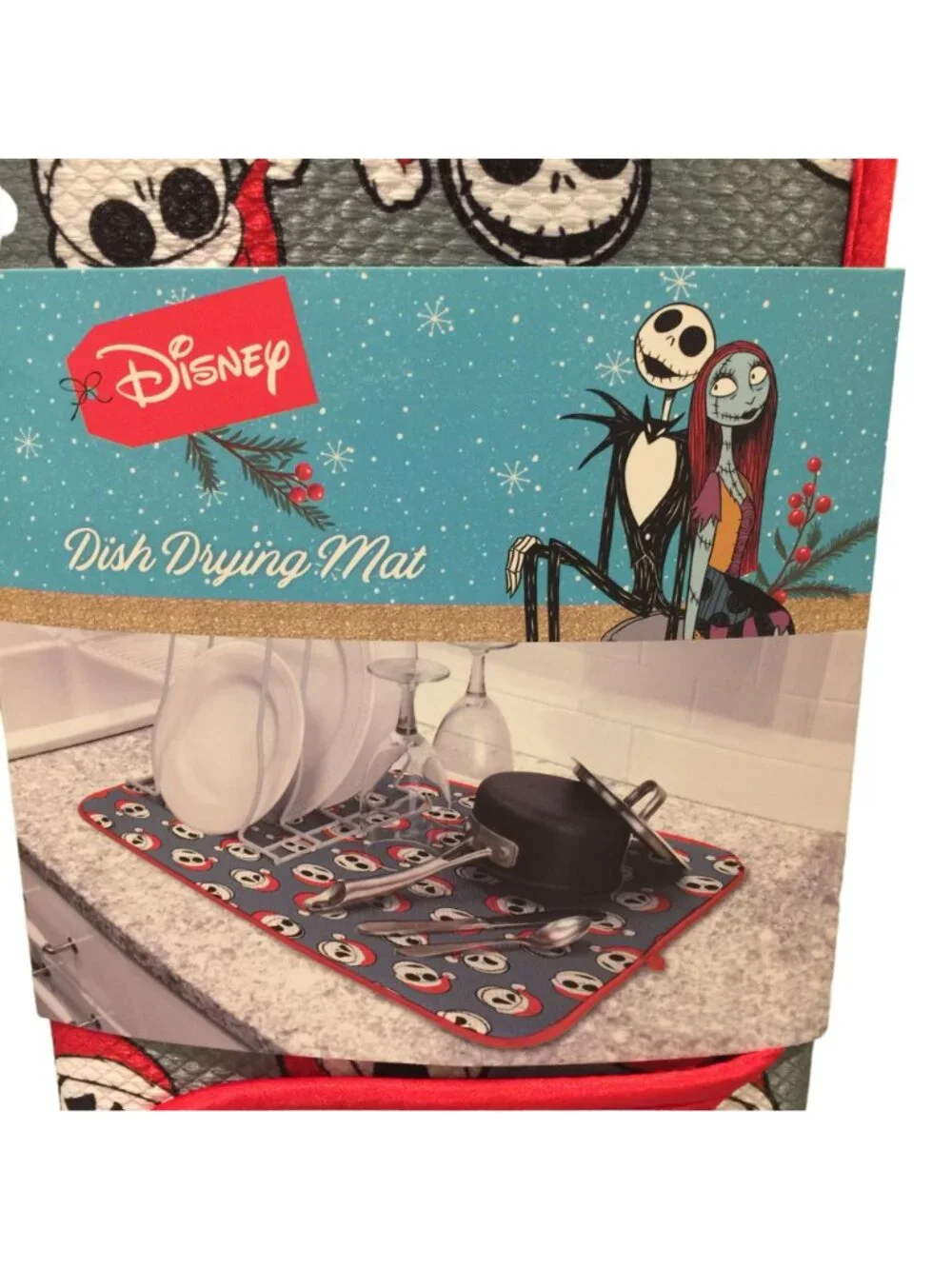 Disney The Nightmare Before Christmas Santa Jack Dish Drying Mat 16